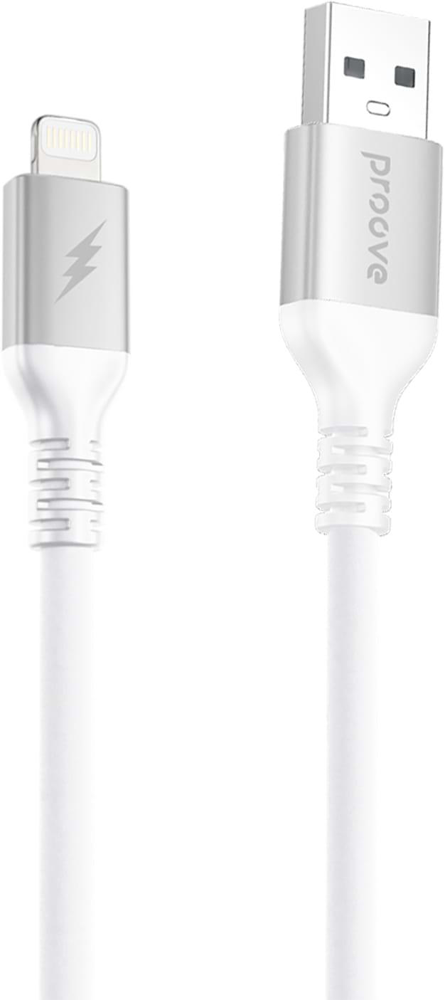 Кабель Proove ReGen Silicone USB to Lightning 2.4A (1m) white (CCRS15001102)